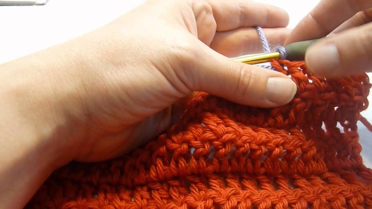 Stitch Scene: How to crochet a mid-row color change