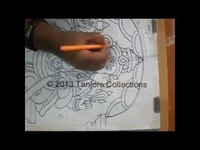 Tanjore painting | Tutorial | DIY | Learn how to make tanjore painting step by step