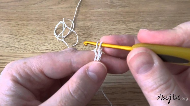 Tutorial crochet 2 - Cadeneta doble | Crochet tutorial 2 - Double chain