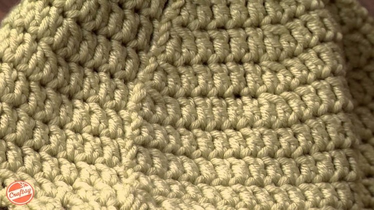 What the Back Seam of Your Crocheted Hat Should Look Like with Linda Permann