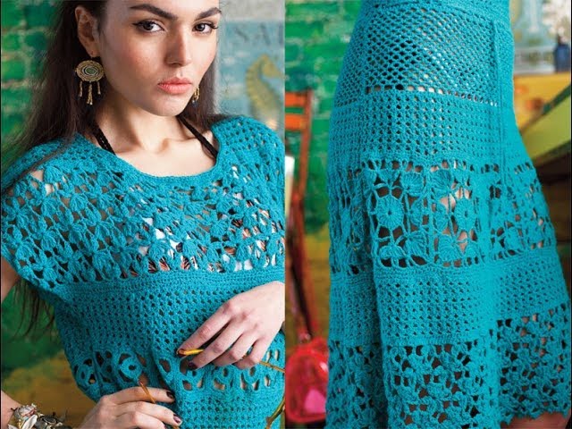 #2 Lace Band Dress, Vogue Knitting Crochet 2013 Special Collector's Issue