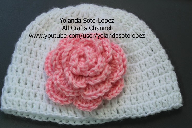 Aprenda a tejer un rosa en #crochet