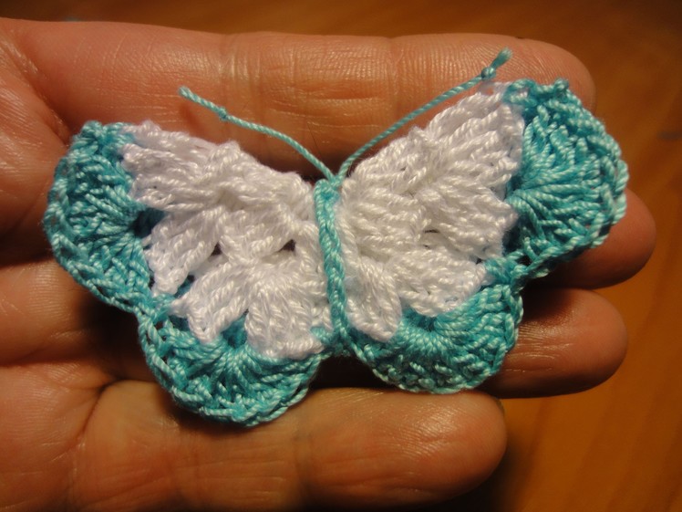 БАБОЧКА Вязание крючком BUTTERFLY Crochet