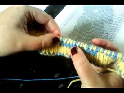 Baby Elephant Blanket (double knitting) part 7.7