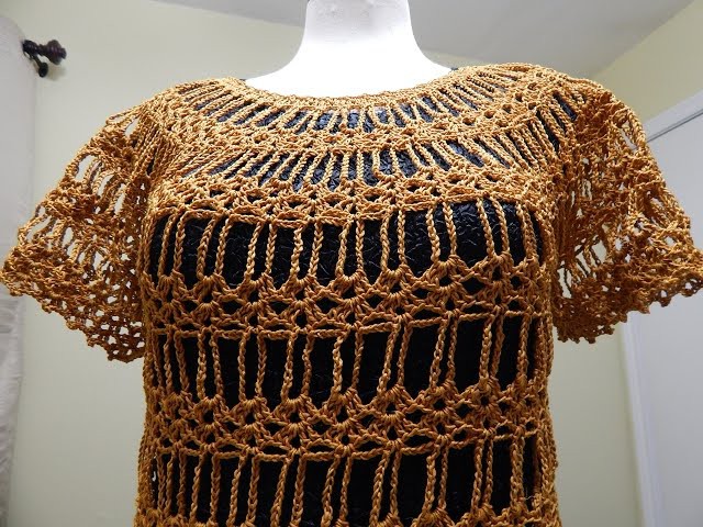 Blusa Lazos de Cadenas Crochet