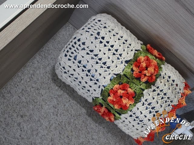 Capa de Croche para Galão Barroco - 20 LT - Aprendendo Crochê