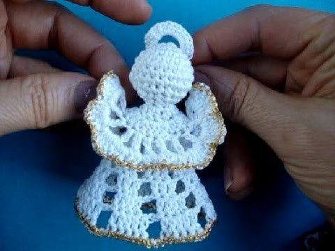 Christmas angel Рождественский ангел Crochet pattern - вязание крючком