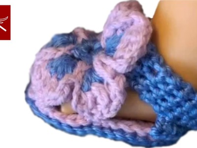 Crochet Baby Bootie Slipper Tallulah Crochet Geek