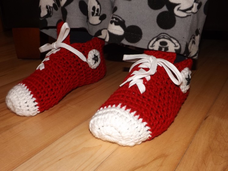 Crochet Converse Sneakers O Zapatillas Para Adulto.