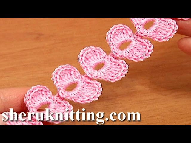 Crochet Cord Heart Elements Tutorial 62 Crochet Small Hearts