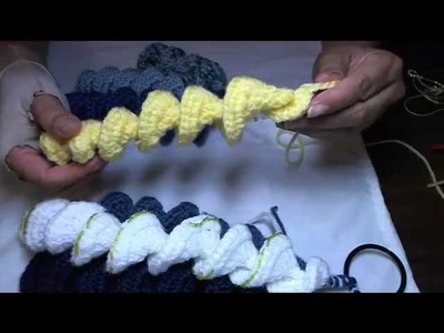 #Crochet Curly Q  Spiral pony tail holders, crochet corkscrews