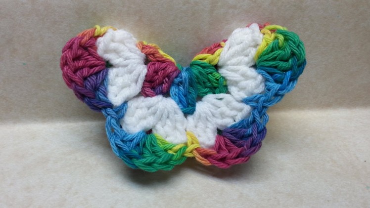 #Crochet Easy 3D Butterfly #TUTORIAL Easy crochet tutorial