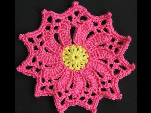 Crochet : Flor # 4