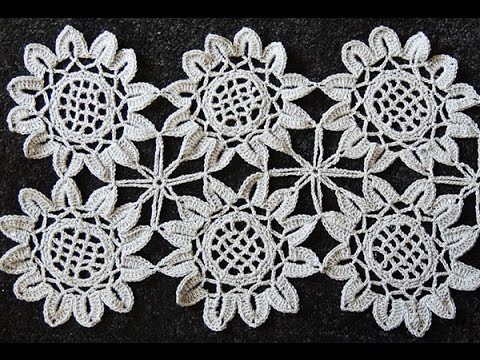Crochet : Girasol Uniones