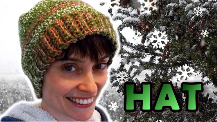 Crochet Hat Tutorial - Easy Perfect Fit!