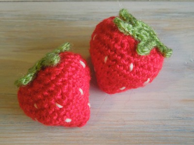(crochet) How To - Crochet a Strawberry