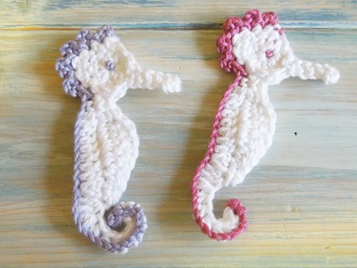 (crochet) How to - Crochet a Seahorse - Yarn Scrap Friday