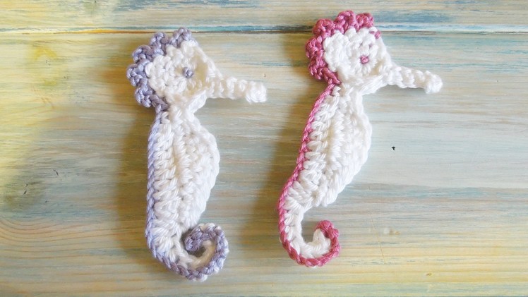 (crochet) How to - Crochet a Seahorse - Yarn Scrap Friday