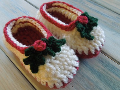 (crochet) How To - Crochet Simple Chunky Baby Booties