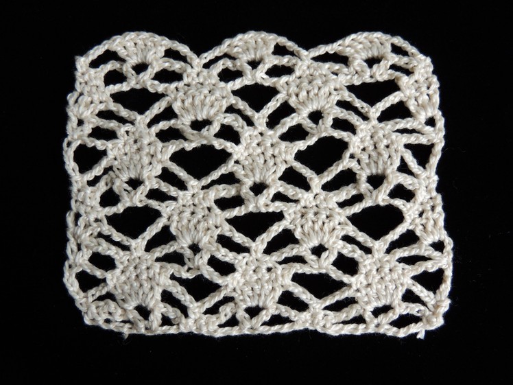 Crochet : Punto Piña # 1