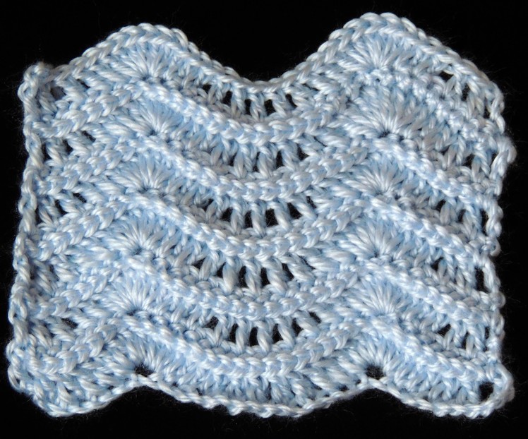 Crochet : Punto Zig Zag # 2