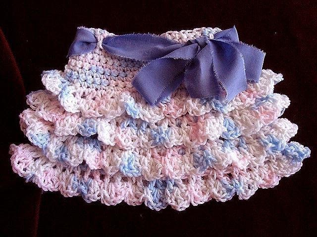 Crochet RUFFLED SKIRT, how to diy, make it any size, baby to adult, swing skirt, shells,