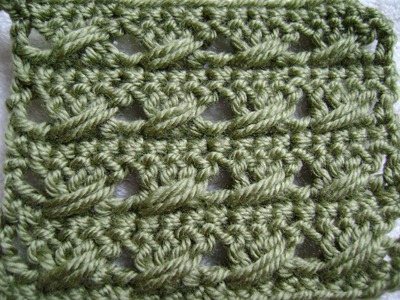 Crochet the Double Crochet with a Twist  Pattern