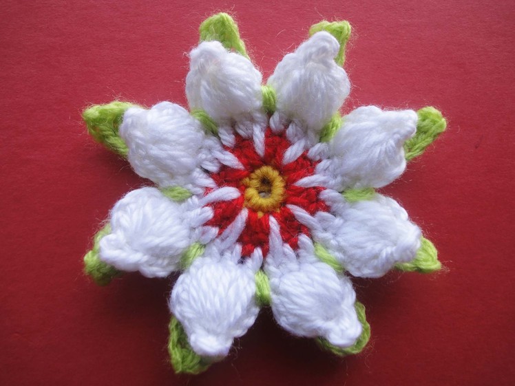 ЦВЕТОК с пышными лепестками FLOWER with lush petals Crochet