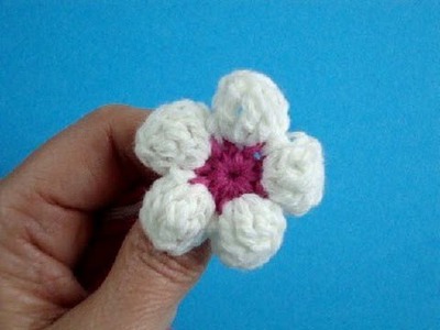 Цветок яблони Вязание крючком Урок 11 How to crochet flower