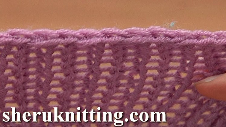 Decrease Bind off In Pattern Knit Ribbing K1 P1 Tutorial 7 Method 3 of 12