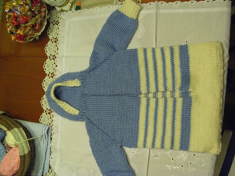 DIY* Baby Schlafsack Stricken*baby sleeping bag knit*TEIL 1**Tutorial Handarbeit