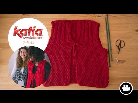 DIY Tejer Chaleco • Knit Waistcoat • Tricoter Gilet Peru
