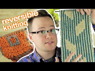 Double Knitting: How to Knit a Reversible Scarf