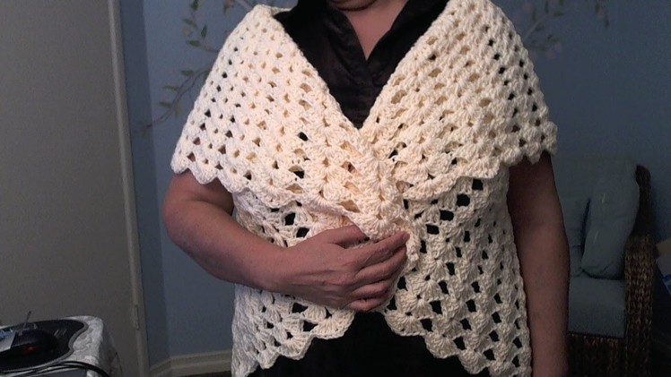 Easy crochet Bolero All Sizes child to Adult
