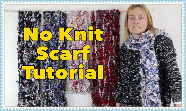 EASY No-Knit Scarf Tutorial: Soft and Cuddly Woollen Scarf