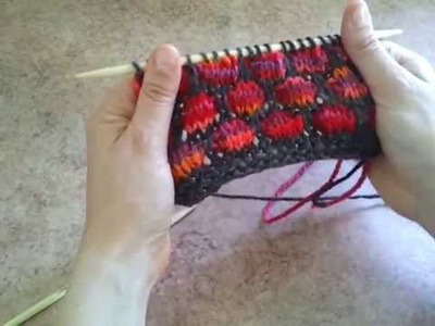 Embers Cowl Dropped Stitch Pattern - OwlCat Designs Knitting Tutorials