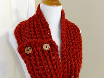 Episode 30: How to Knit the Cinnabar Button Scarf