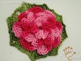 Flor de Croche Rasteirinha - Aprendendo Crochê