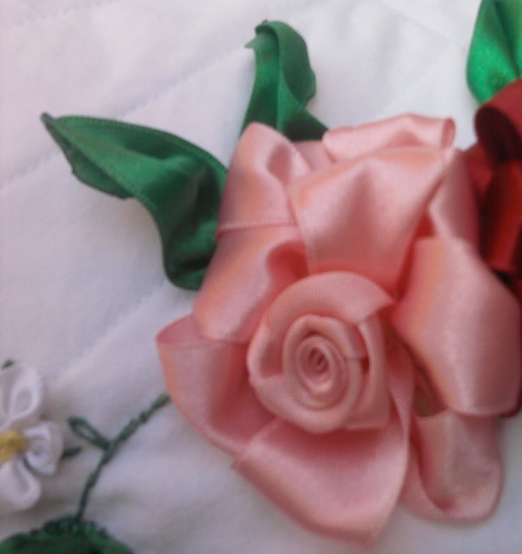 Flores de Cetim. Rosa - Parte 1 Passo a Passo