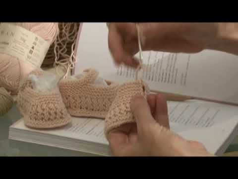 Free Knitting Pattern Coats Crafts Knit Baby Bootees7 sewingup