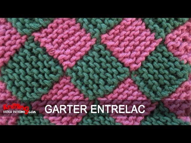 Garter Entrelac Knitting