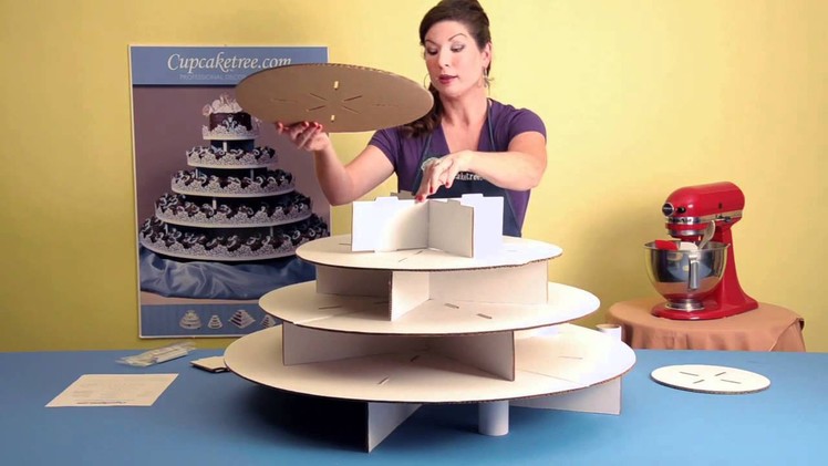 How to build Original Cupcaketree Cupcake Stands for your wedding.