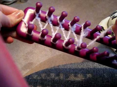 How to: Cast on using a Loom