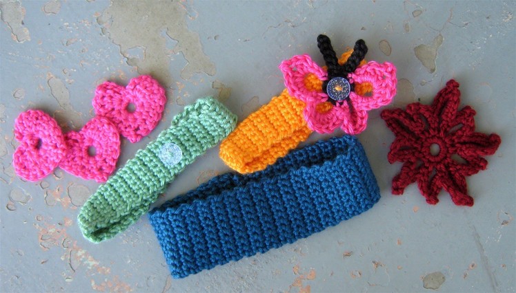 How to crochet a basic headband or hairband, easy