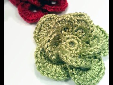 How to Crochet a Flower: Crochet Wagon Wheel Flower Free Crochet Pattern