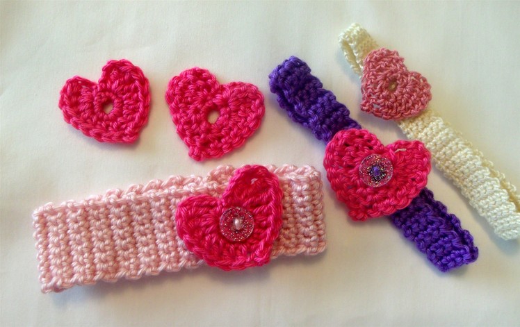 How to crochet a heart, easy, Valentines day