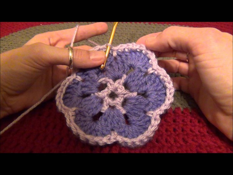 How to Crochet an African Flower Hexagon