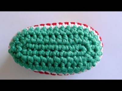 How to Crochet Baby Bootie Sole - Crochet Baby Bootie Sole