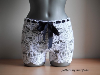 How to crochet summer shorts free pattern tutorial by marifu6a