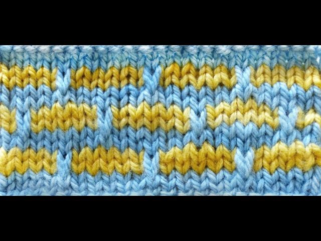 How to Do Basic Mosaic Knitting – Easy Brick Mosaic Pattern